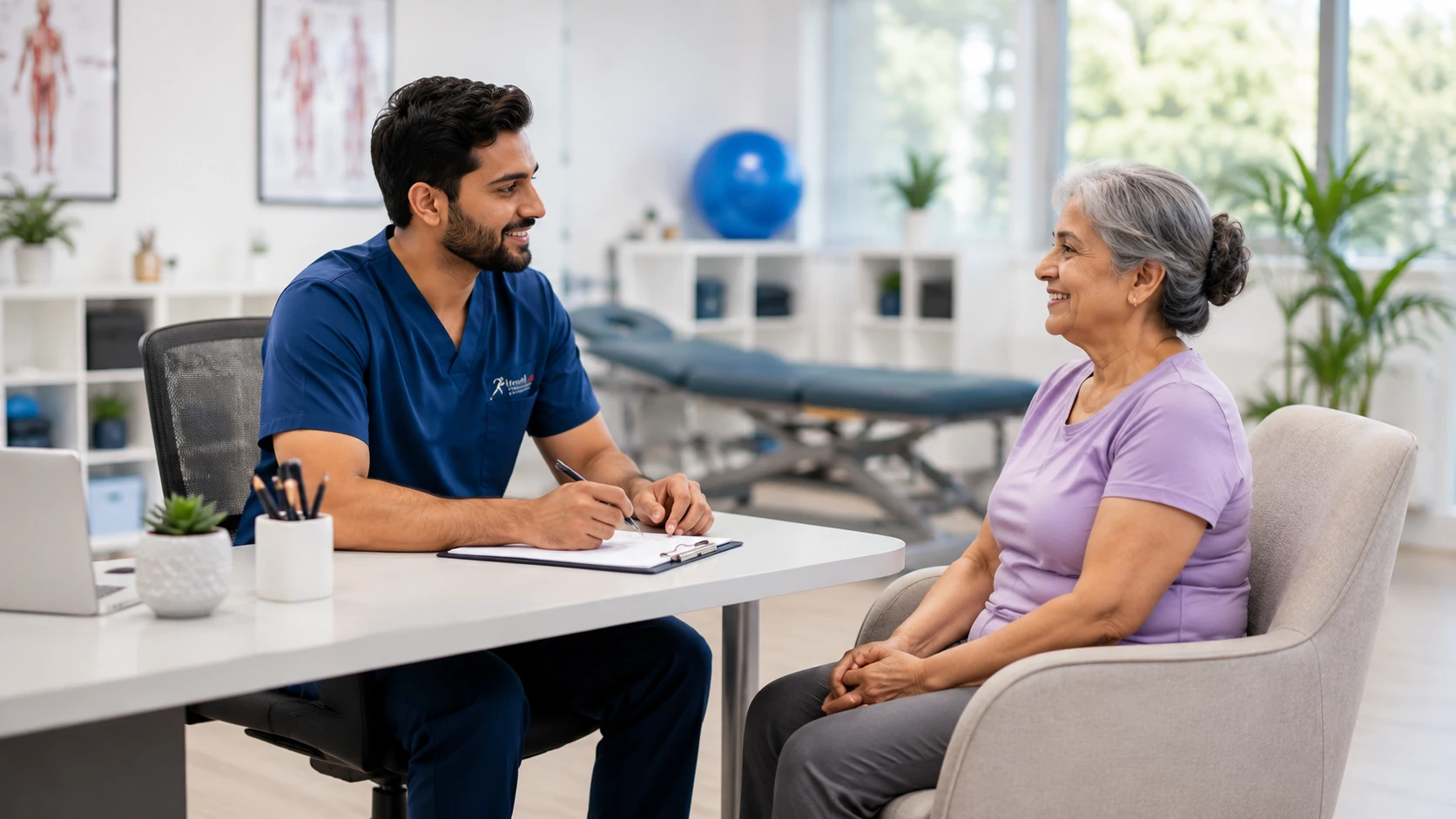 Physiotherapy course training discussion