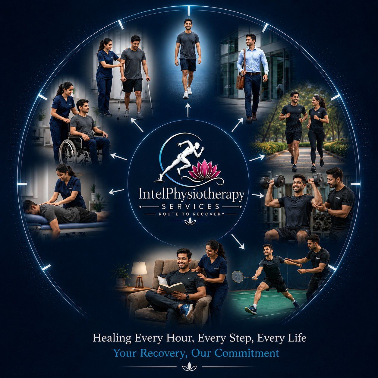 Intel Physiotherapy Services recovery journey visual
